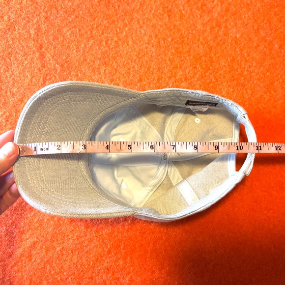 Embroidered flower light wash denim baseball cap hat NWT - Picture 7 of 7